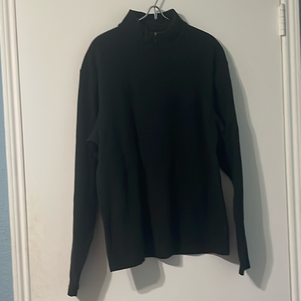 Orvis Black 1/4 zip fleece jacket NWOT
